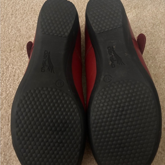 Dansko Women's Red Mary Jane Shoes - Picture 5 of 5